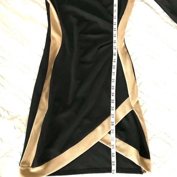 NWT Almost Famous Angled Wrap Dress - Picture 5 of 7